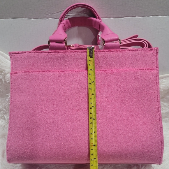 Juicy Couture Billboard Tote Juicy Pink Velour Brand New With Tags - Picture 4 of 7